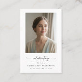 Celebrating Life Funeral Memorial Prayer Card Visitekaartje (Voorkant)