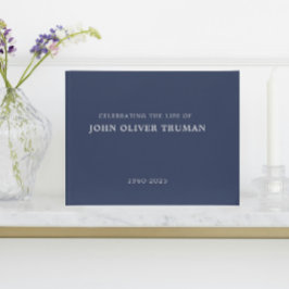 Celebrating Life of Personalized Memorial Funeral Gastenboek