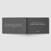 Celebrating Life of Personalized Memorial Funeral  Gastenboek (Volledig)