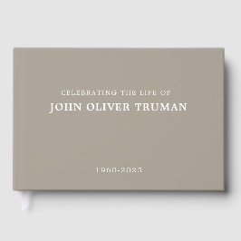 Celebrating Life of Personalized Memorial Funeral Gastenboek