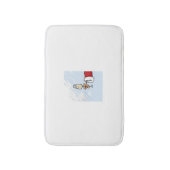 **CELEBRATING SANTA CLAUS ADULT" BADMAT (Voorkant Verticaal)