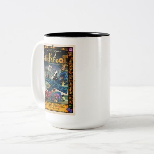 Celebrating Stinkfoot's 40th Poster Mug Tweekleurige Koffiemok (Voorkant links)