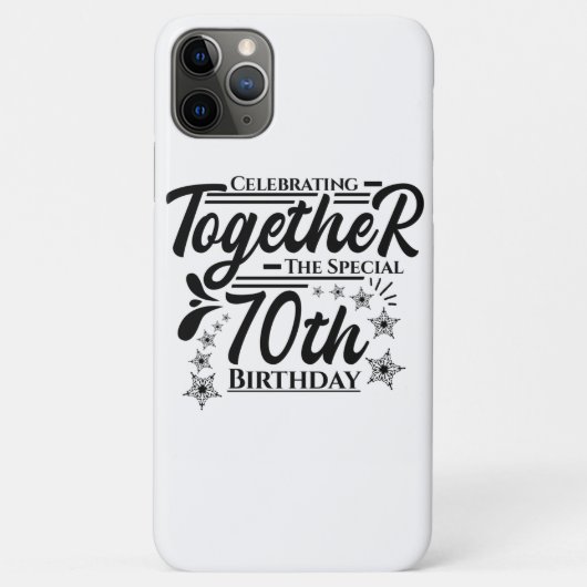 celebrating the 70th birthday Case-Mate iPhone case (Achterkant)