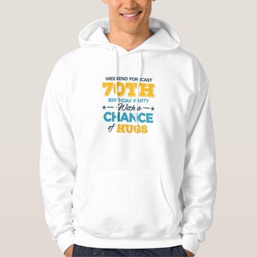 celebrating the 70th birthday hoodie (Voorkant)