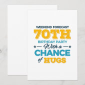celebrating the 70th birthday save the date (Voorkant / Achterkant)