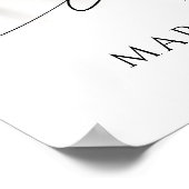 Celebrating the Life Photo Botanical Welcome Sign Poster (Hoek)