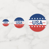 Celebrating the USA's 250th anniversary Confetti (Voorkanten)