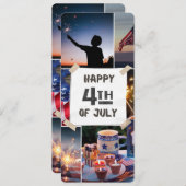 #CelebratingHappy4thOfJulyFlatCard (Voorkant / Achterkant)