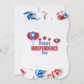#CelebratingHappyIndependenceDayFlatHolidayCard Feestdagenkaart (Voorkant)