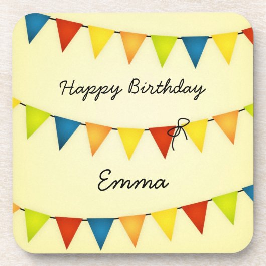 "Celebration" Aangepaste Onderzetters (Voorkant)