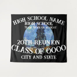 Celebration Afstudeerder Klasse Pensioen 2024 Crui Wandkleed