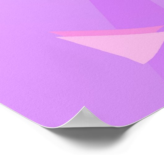 Celebration Balloons Illustration Poster (Hoek)