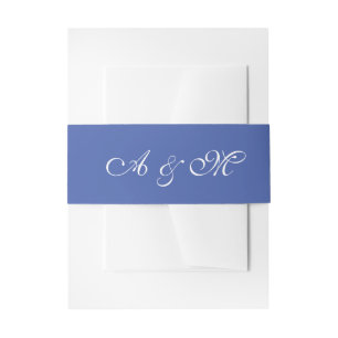 "Celebration Blue" Uitnodigingen Wikkel