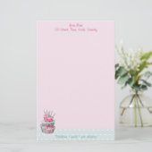 Celebration Cake Stationery Briefpapier (Staand voorkant)
