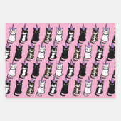 Celebration Cat Wrapping Paper (Voorkant 3)