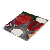 Celebration Cherry Red Drinken Tegeltje (Zijkant)