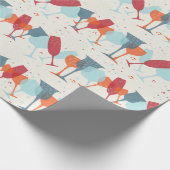 Celebration Cocktails Design Cadeaupapier (Hoek)