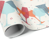 Celebration Cocktails Design Cadeaupapier (Rol Hoek)