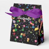 Celebration Confetti Pattern Favor Box Bedankdoosjes (Voorkant Zijde)
