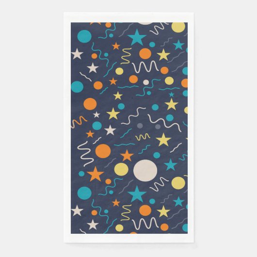 Celebration Confetti vormen Servet (Voorkant)