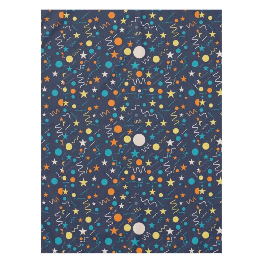 Celebration Confetti vormen Tafelkleed (Voorkant)