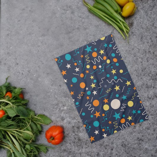 Celebration Confetti vormen Theedoek