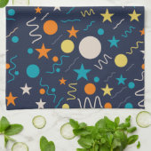 Celebration Confetti vormen Theedoek (Gevouwen)