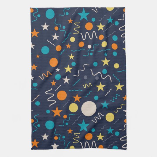 Celebration Confetti vormen Theedoek (Verticaal)