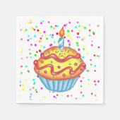 Celebration Cupcake Napkins Servet (Voorkant)