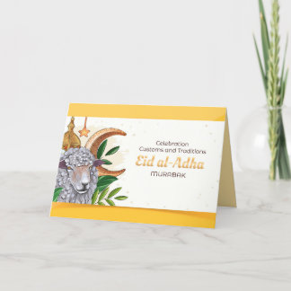 Celebration Custons and Traditions (Eid al-Adha) Bedankkaart