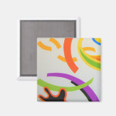 "Celebration" door Bruce Tunis Magneet (Voorkant / Achterkant)