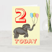 Celebration Elephant. Kaart (Voorkant)