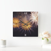 Celebration firework vierkante klok (Huis)