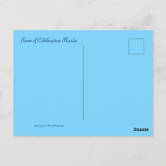 Celebration Florida Post Card # 2 Briefkaart (Achterkant)