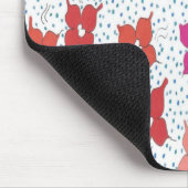 Celebration Flowers and Polka Dots Muismat (Hoek)