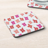 Celebration Flowers and Polka Dots Onderzetter (Linkerzijde)