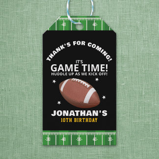 Celebration: Football Field Birthday boy Cadeaulabel