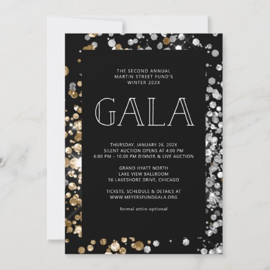 Celebration Gala uitnodiging (Voorkant)