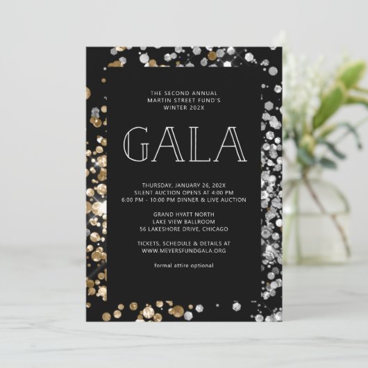 Celebration Gala uitnodiging (Staand voorkant)