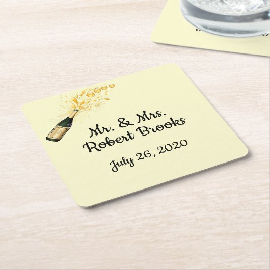 Celebration gepersonaliseerde onderzetters (Schuin)