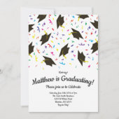 Celebration Graduation Party Colorful Kaart (Voorkant)