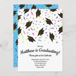 Celebration Graduation Party Colorful Kaart