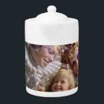 Celebration in Every Color Theepot<br><div class="desc">This design is very special to me because it reflects the beauty of unconditional love and acceptance in its purest form. Through this image, I want to convey the idea that love knows no limits and can take many forms, beyond conventions. Seeing two men caring for and loving a child,...</div>