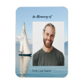 Celebration Life Keepsake Sailor Sailboat Sailing Magneet (Verticaal)