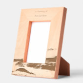 Celebration Life Keepsake Storm Ocean Gegraveerde Lijstjes (Links)