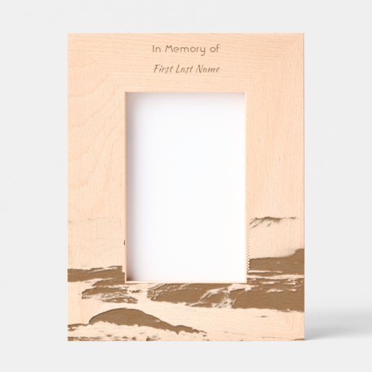 Celebration Life Keepsake Storm Ocean Gegraveerde Lijstjes (Voorkant)