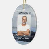 Celebration Life Keepsake Storm Ocean Keramisch Ornament (Links)