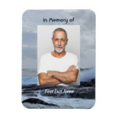 Celebration Life Keepsake Storm Ocean Magneet (Verticaal)