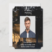 Celebration Life Service Forest Trail Walk Paarden Kaart (Achterkant)