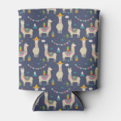 Celebration Llama Pattern Blikjeskoeler (Voorkant)
